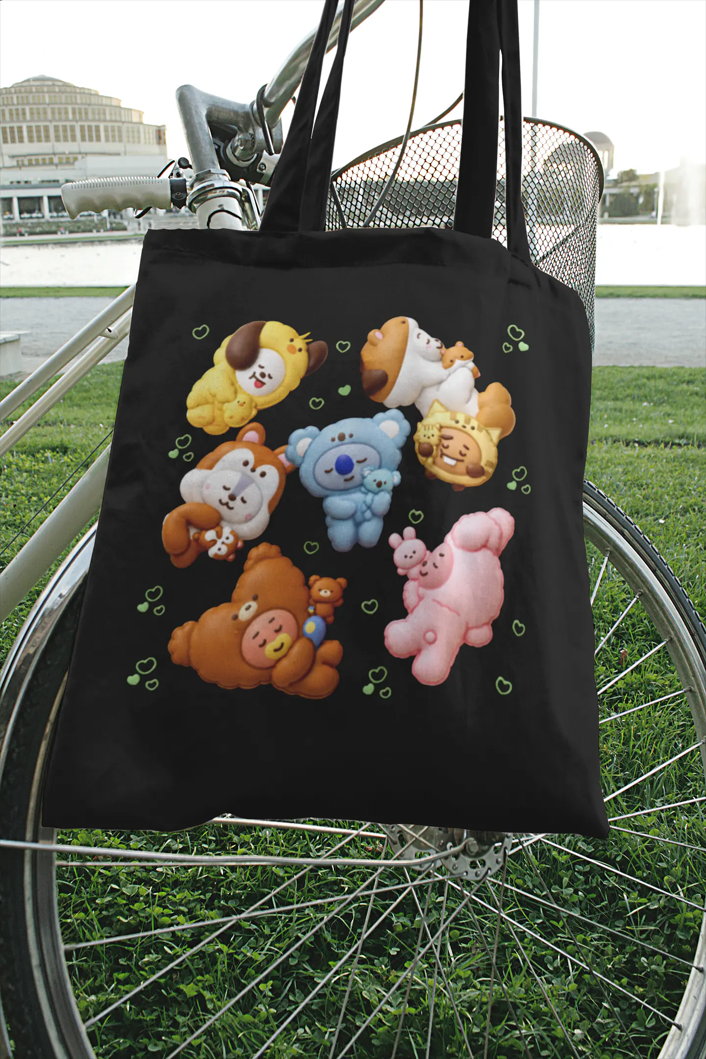 Totebag BT21 | Sleepy Friends 4