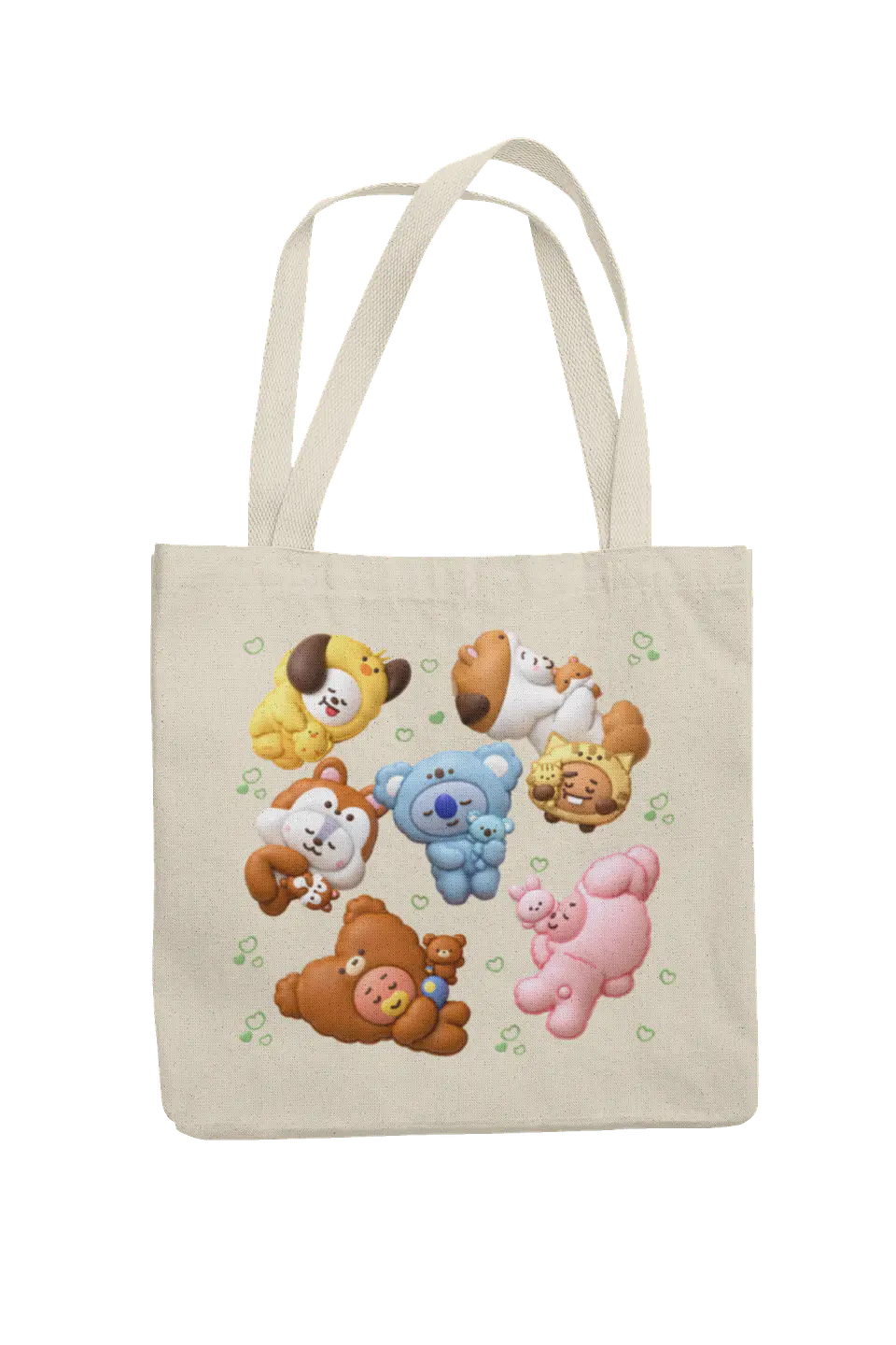 Totebag BT21 | Sleepy Friends 1