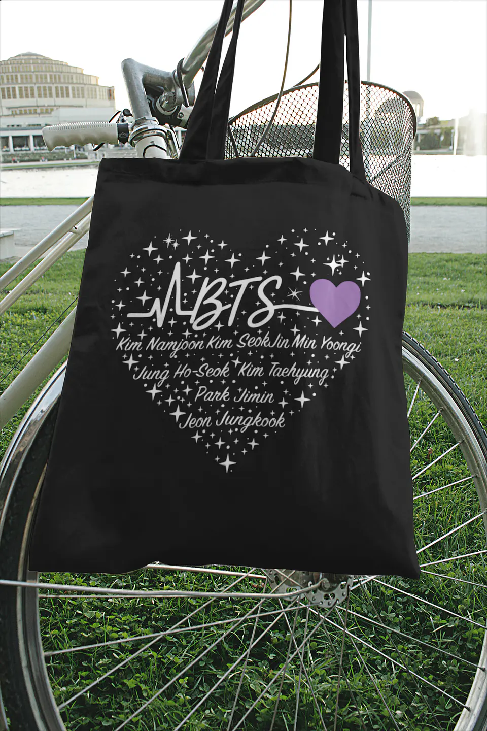 Totebag BTS OT7 | Heart Names 2