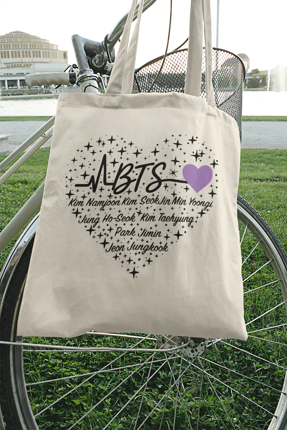 Totebag BTS OT7 | Heart Names 4