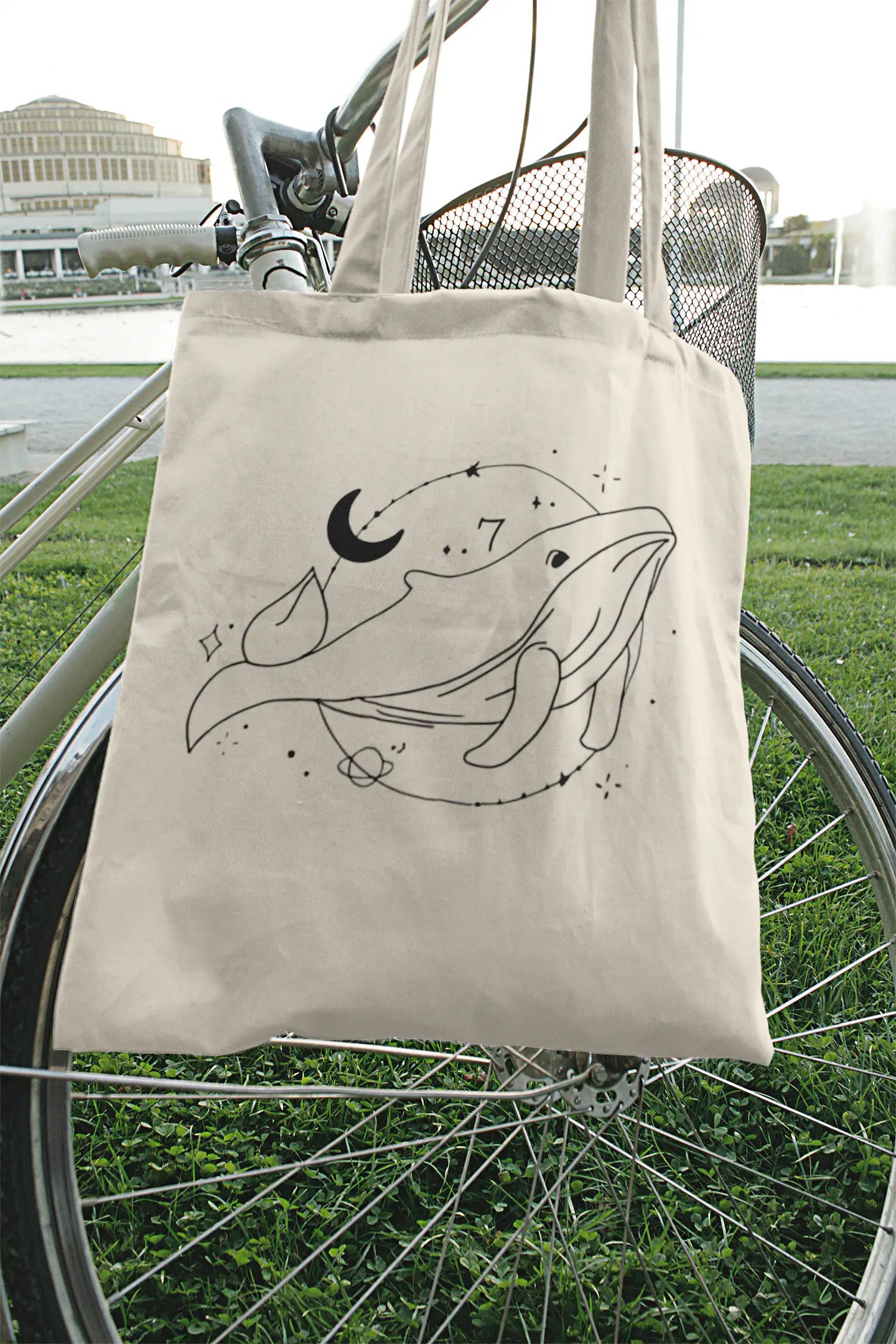 Totebag BTS Whale 7 | Luna y Estrellas 4