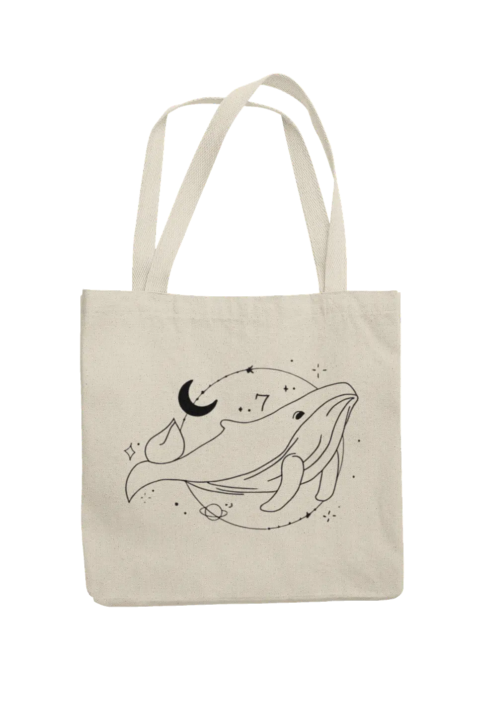 Totebag BTS Whale 7 | Luna y Estrellas 3