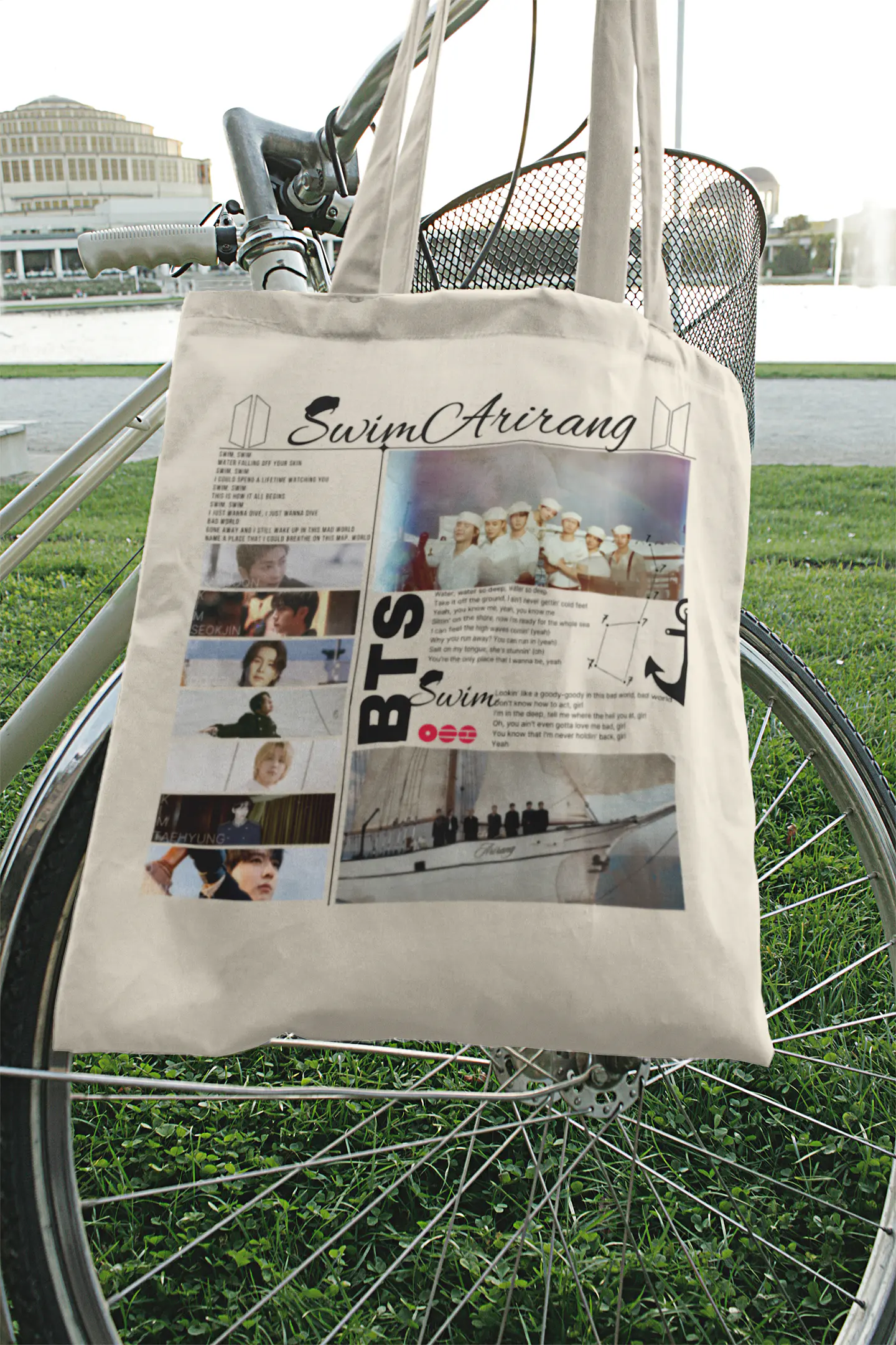 Totebag BTS OT7 | Swim Arirang 4