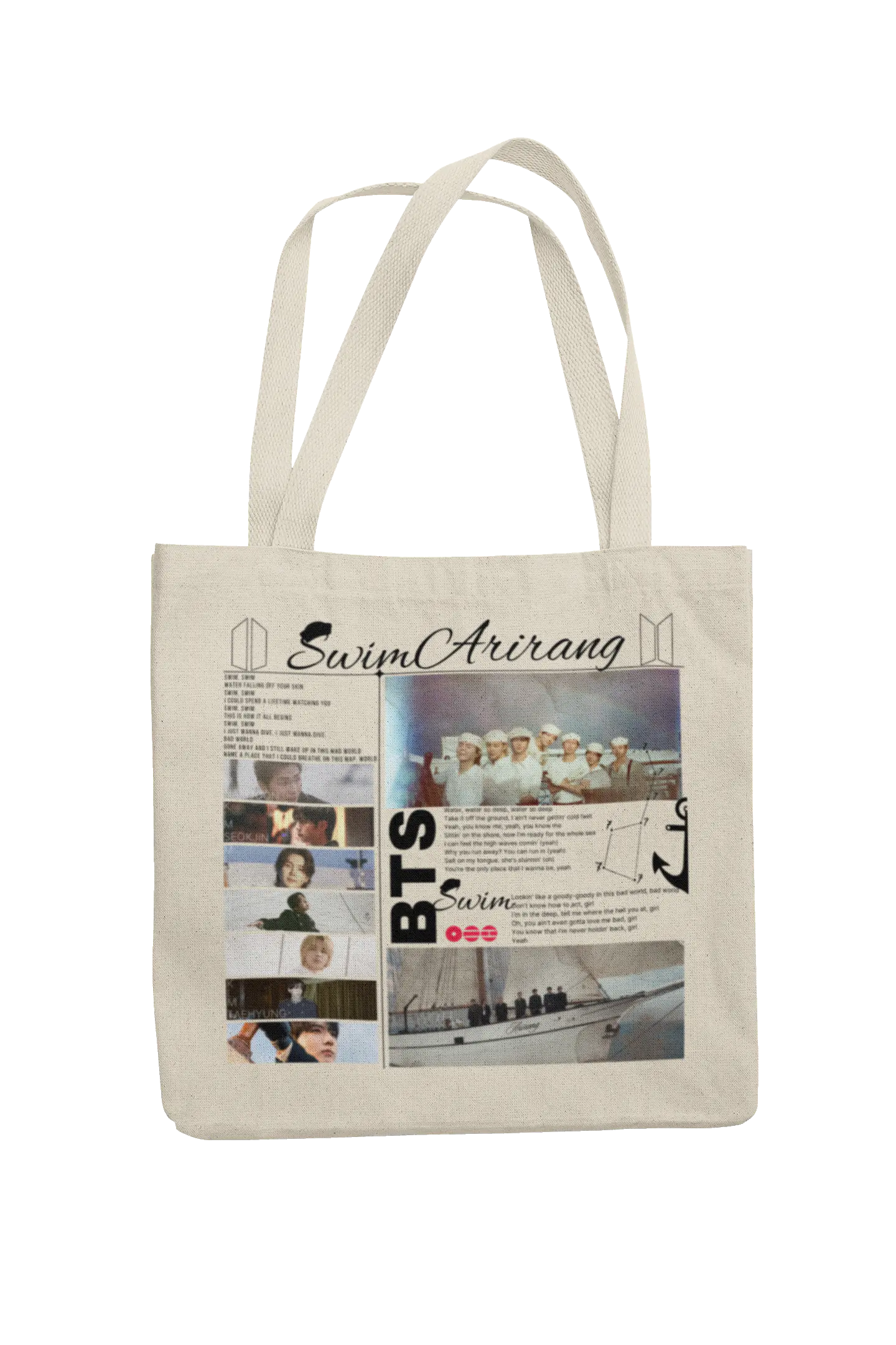 Totebag BTS OT7 | Swim Arirang 3
