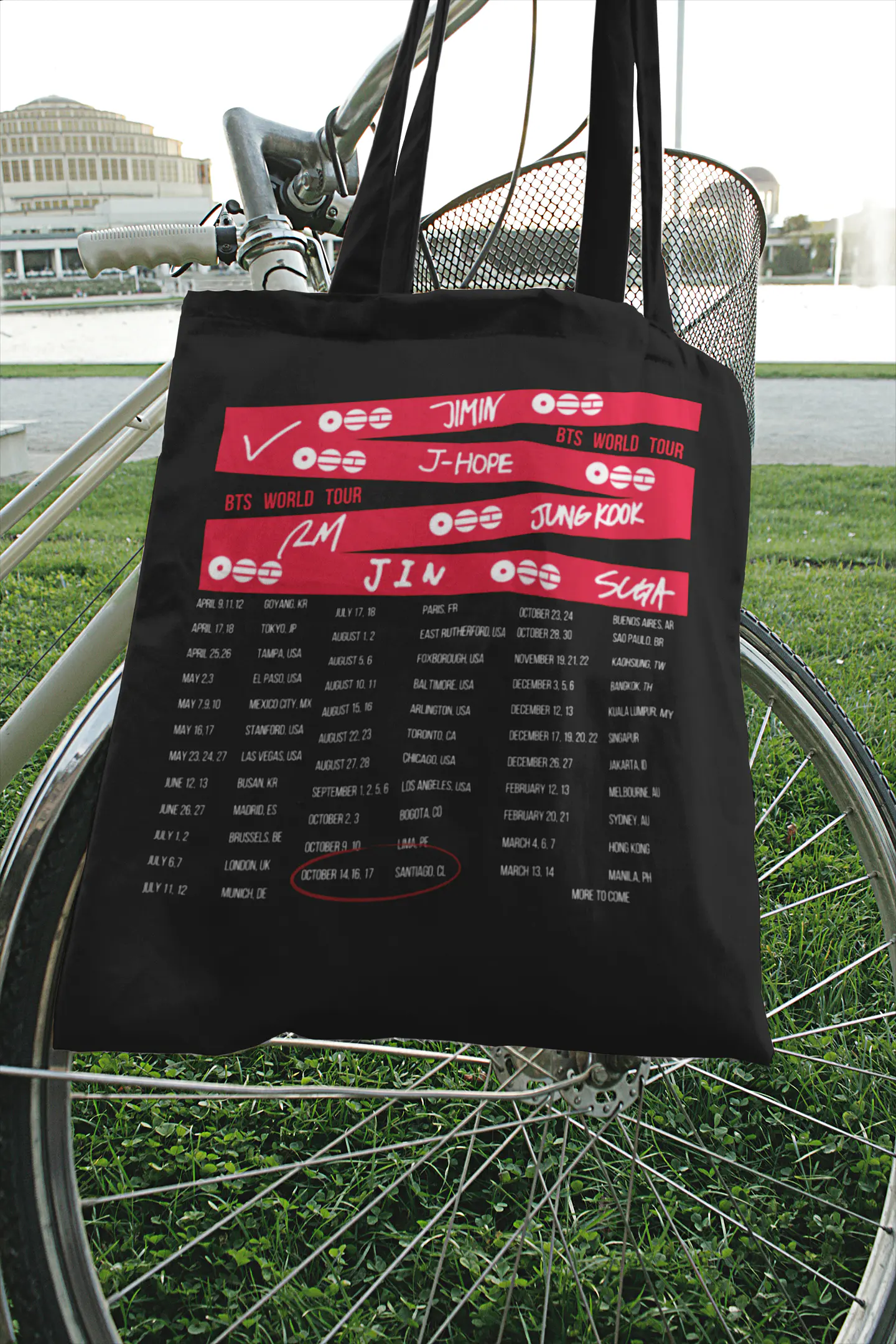 Totebag BTS World Tour 2026 | Santiago Encore 2