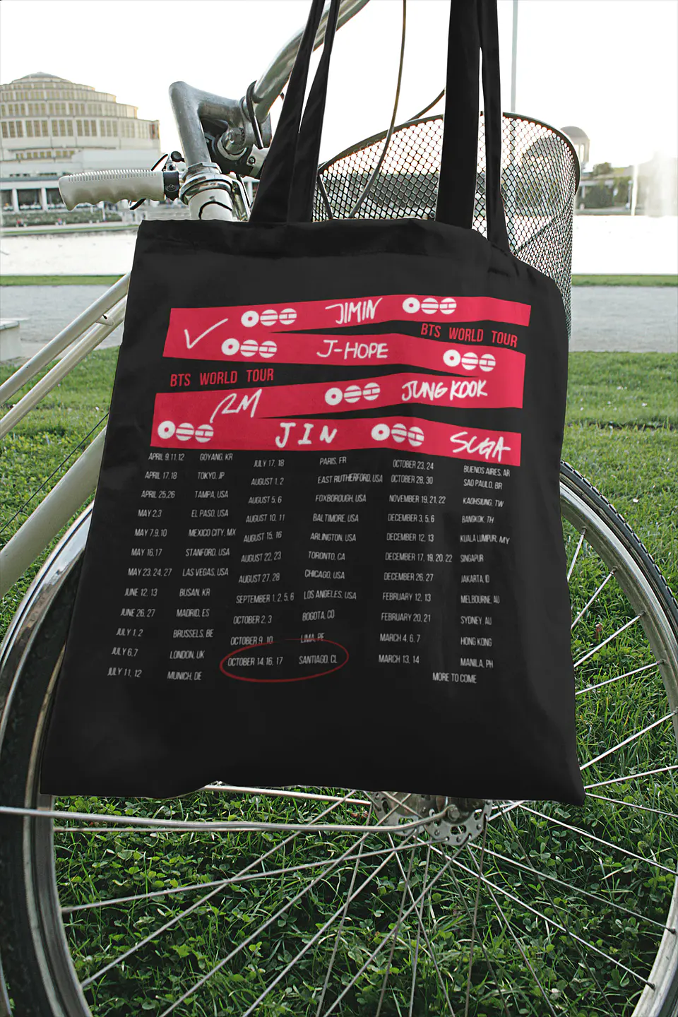 Totebag BTS World Tour 2026 | Santiago Encore 2