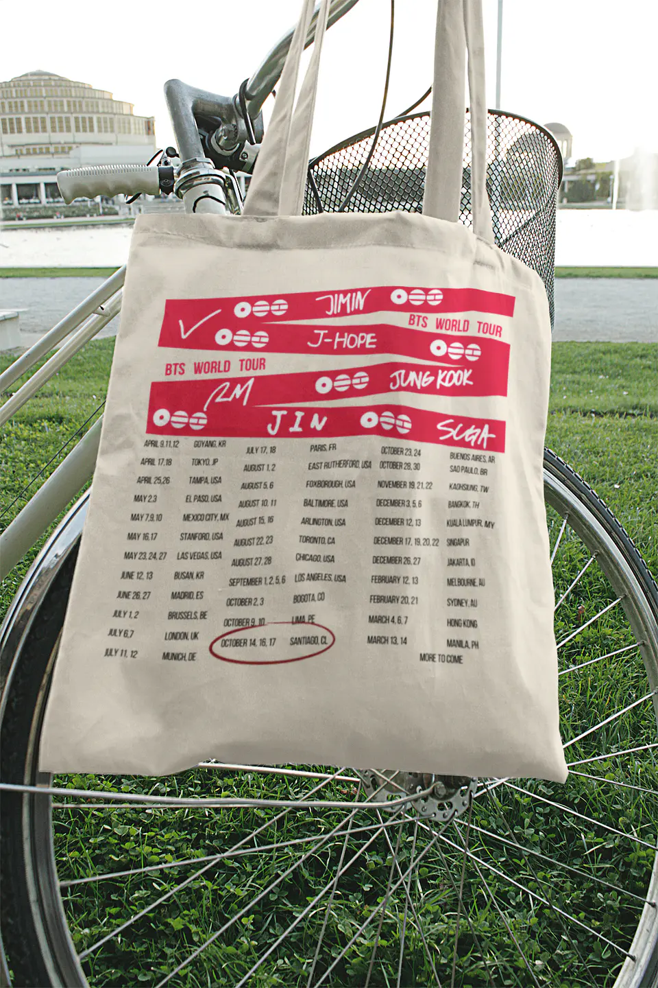 Totebag BTS World Tour 2026 | Santiago Encore 4