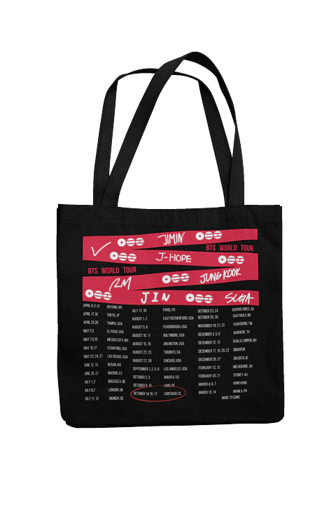 Totebag BTS World Tour 2026 | Santiago Encore