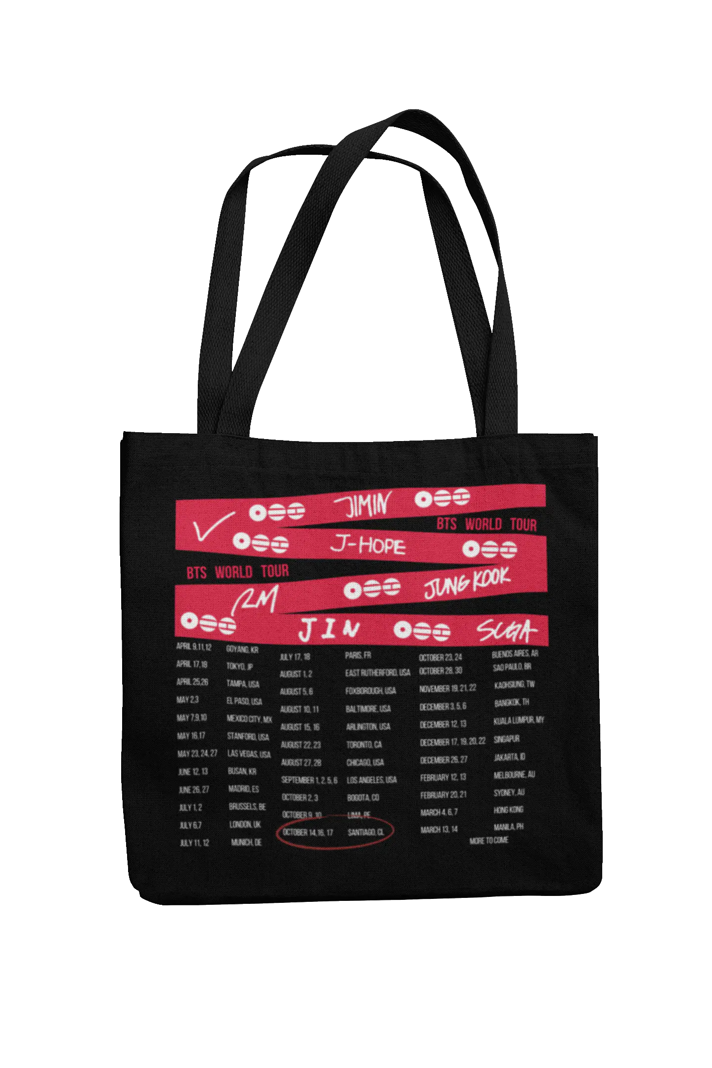 Totebag BTS World Tour 2026 | Santiago Encore 1