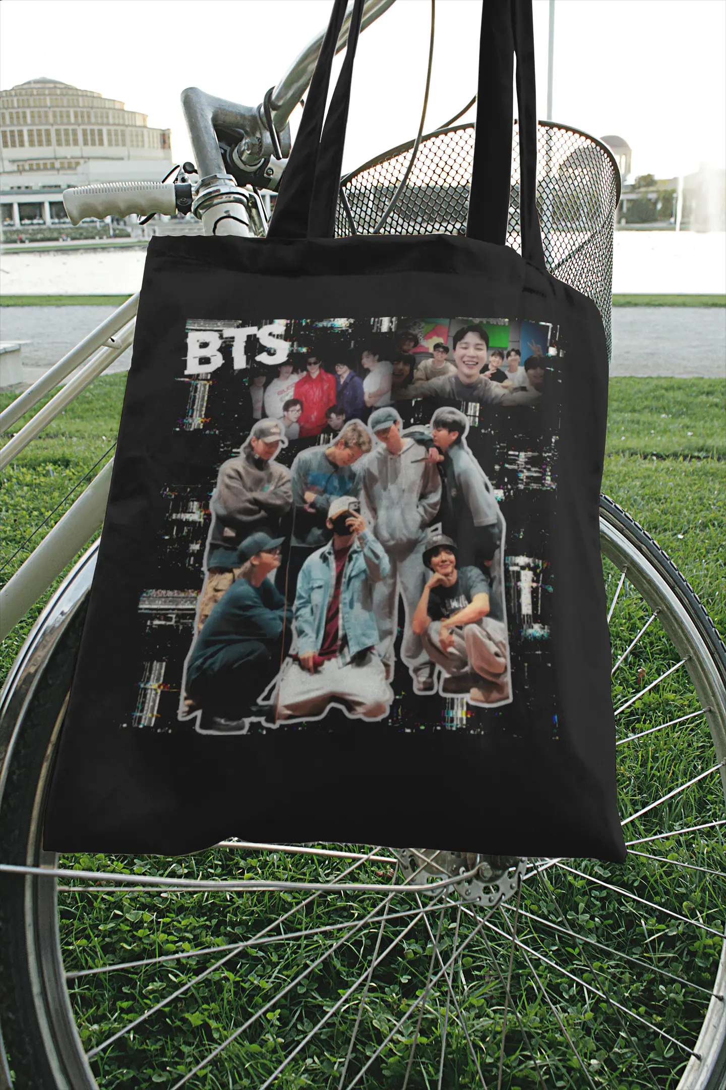 Totebag BTS OT7 | Glitch Collage 2