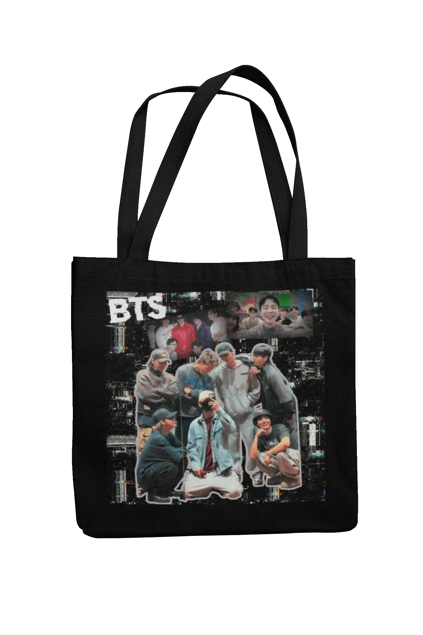 Totebag BTS OT7 | Glitch Collage 1