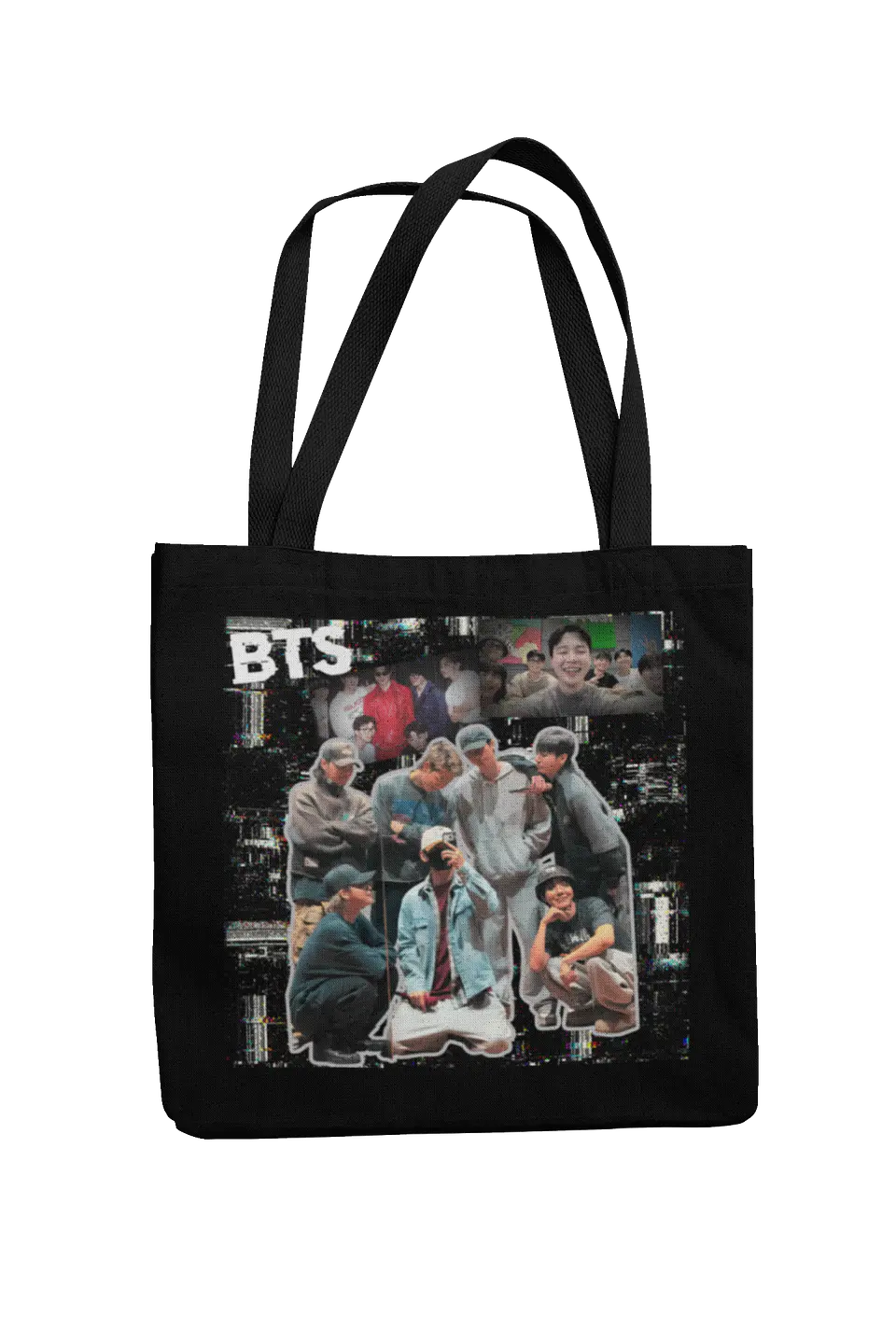Totebag BTS OT7 | Glitch Collage 1