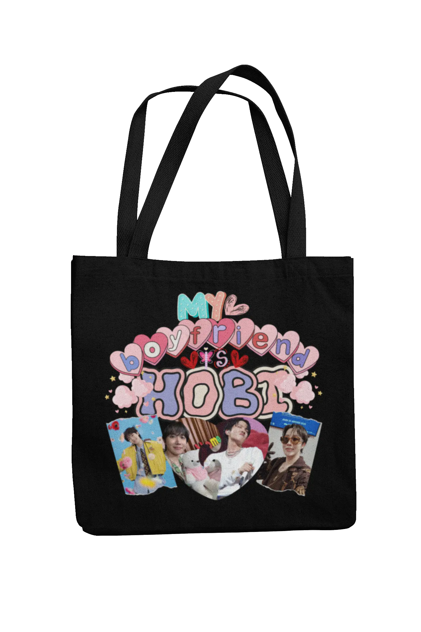 Totebag BTS J-Hope | My Boyfriend Is Hobi Pink Pop 1