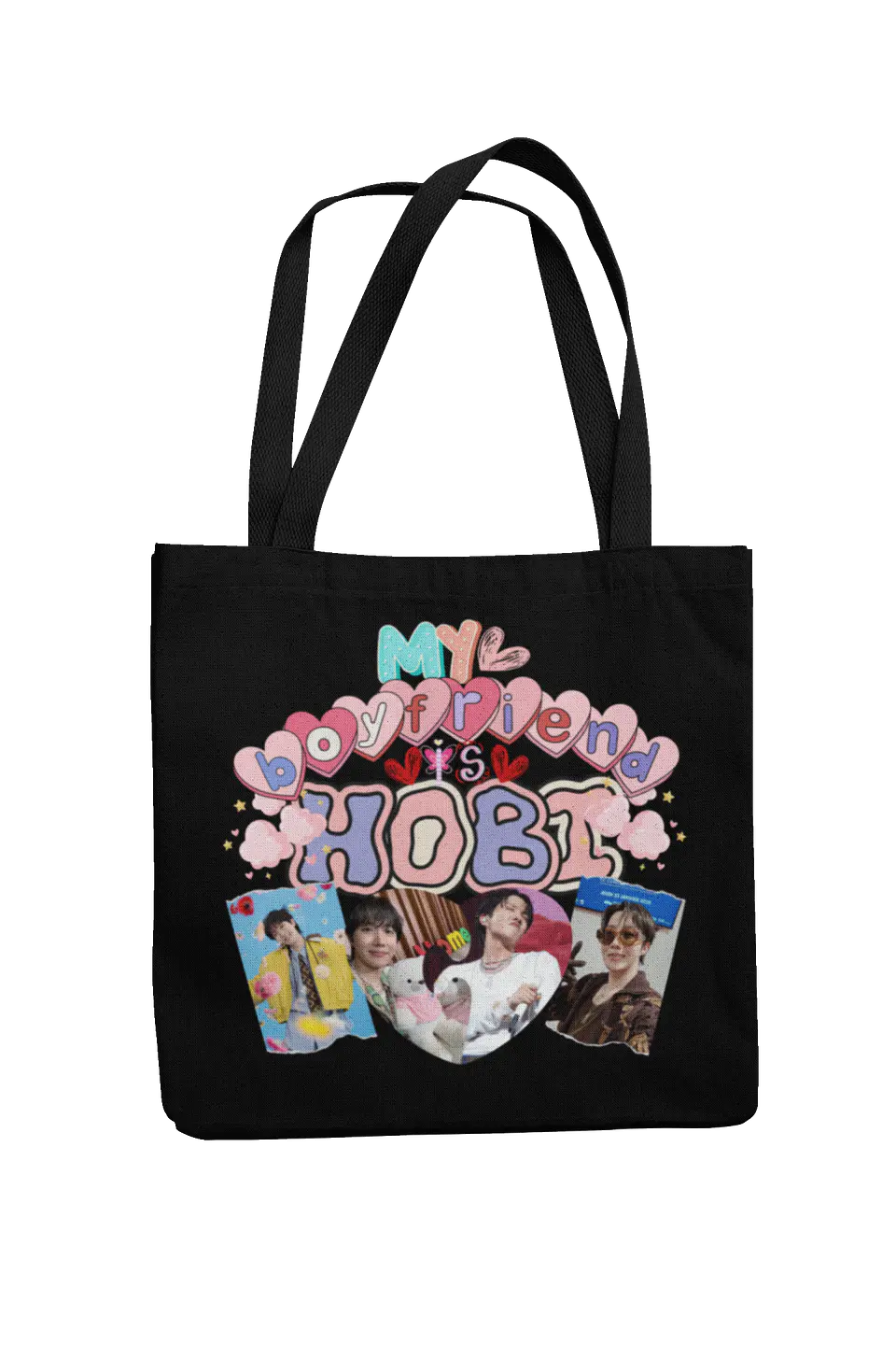 Totebag BTS J-Hope | My Boyfriend Is Hobi Pink Pop 1