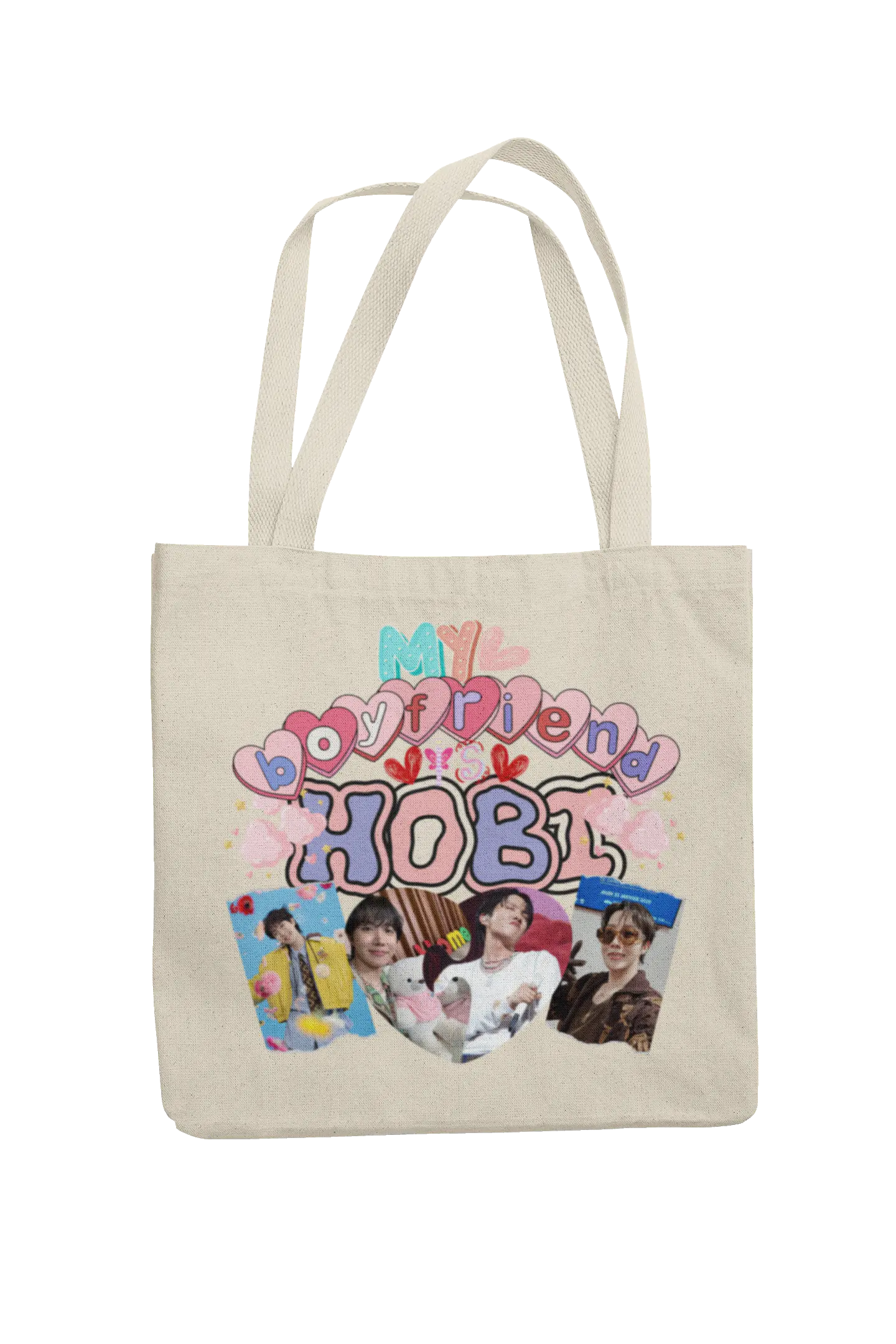 Totebag BTS J-Hope | My Boyfriend Is Hobi Pink Pop 2