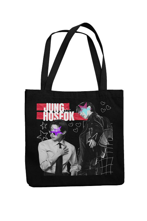 Totebag BTS Jung Hoseok | Neon Star Collage