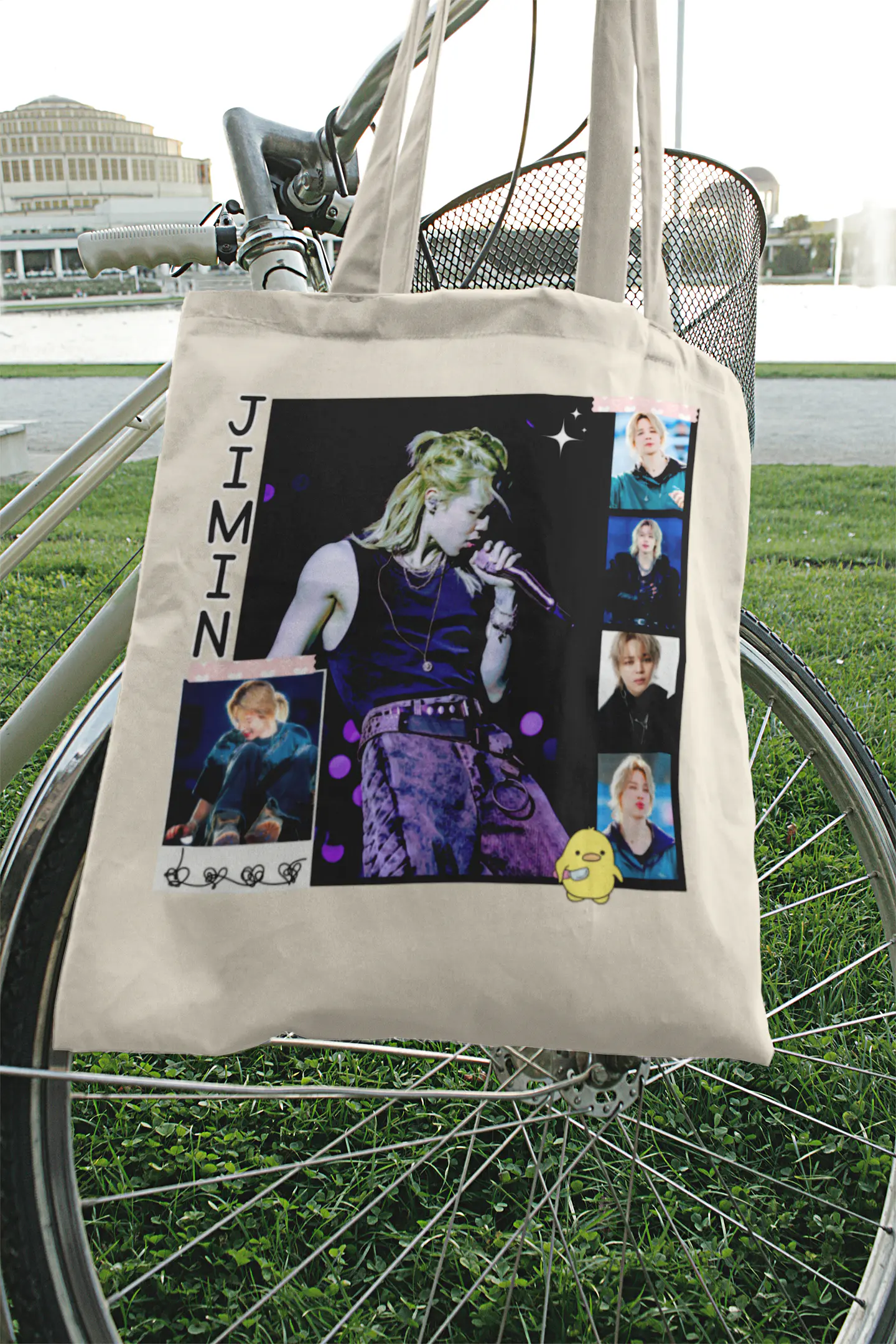 Totebag BTS Jimin | Purple Stage Collage 4