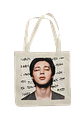 Totebag BTS Jimin | FACE Ivory - Miniatura 3