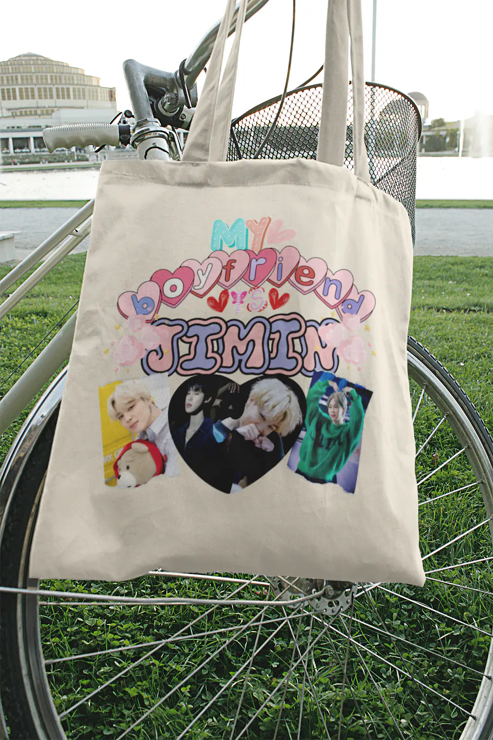 Totebag BTS Jimin | My Boyfriend Is Jimin Pastel Mood 2