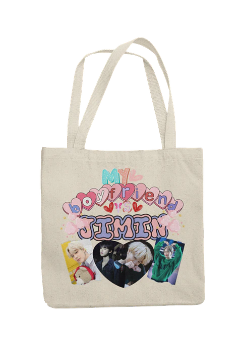 Totebag BTS Jimin | My Boyfriend Is Jimin Pastel Mood