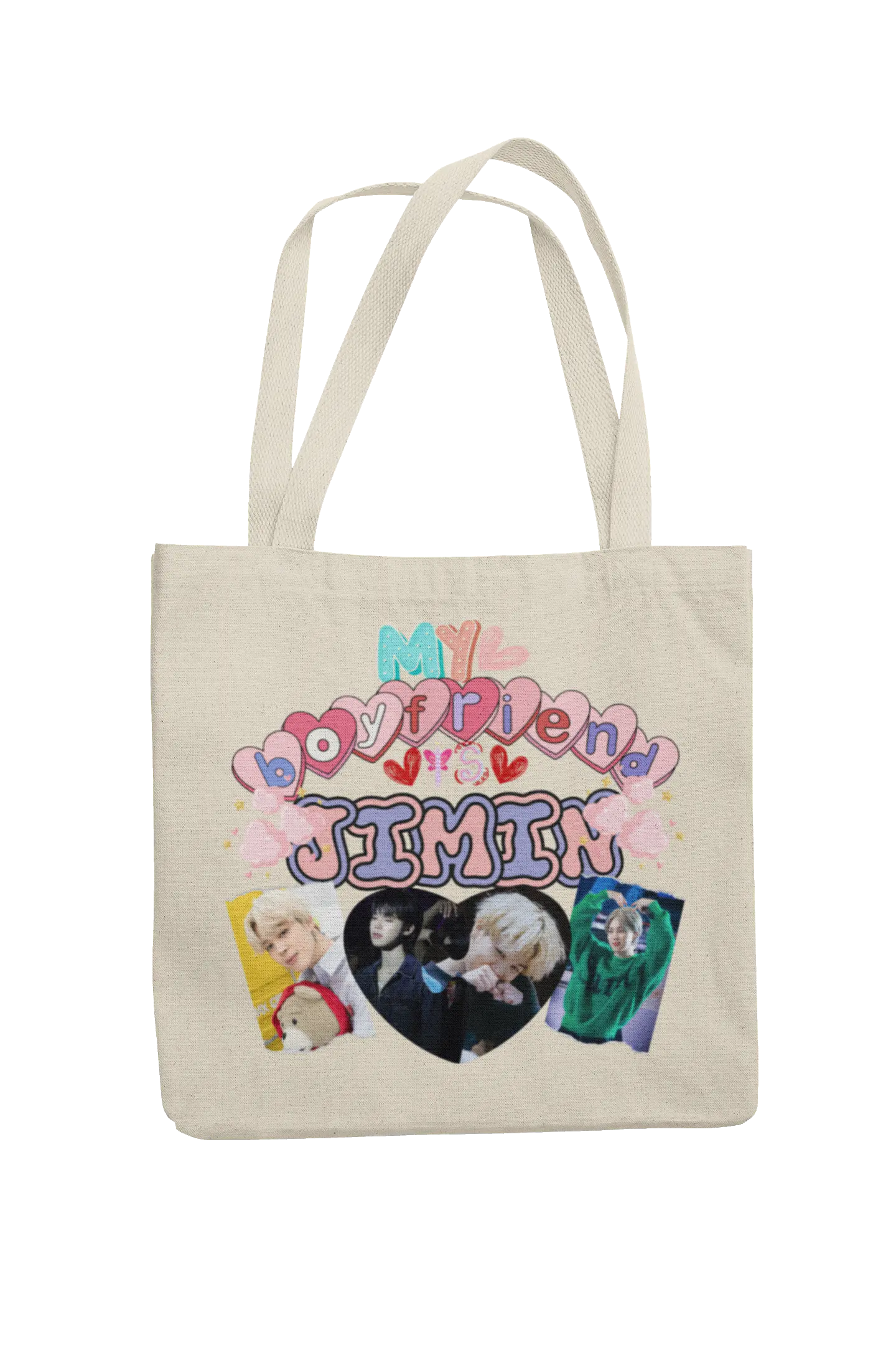 Totebag BTS Jimin | My Boyfriend Is Jimin Pastel Mood 1
