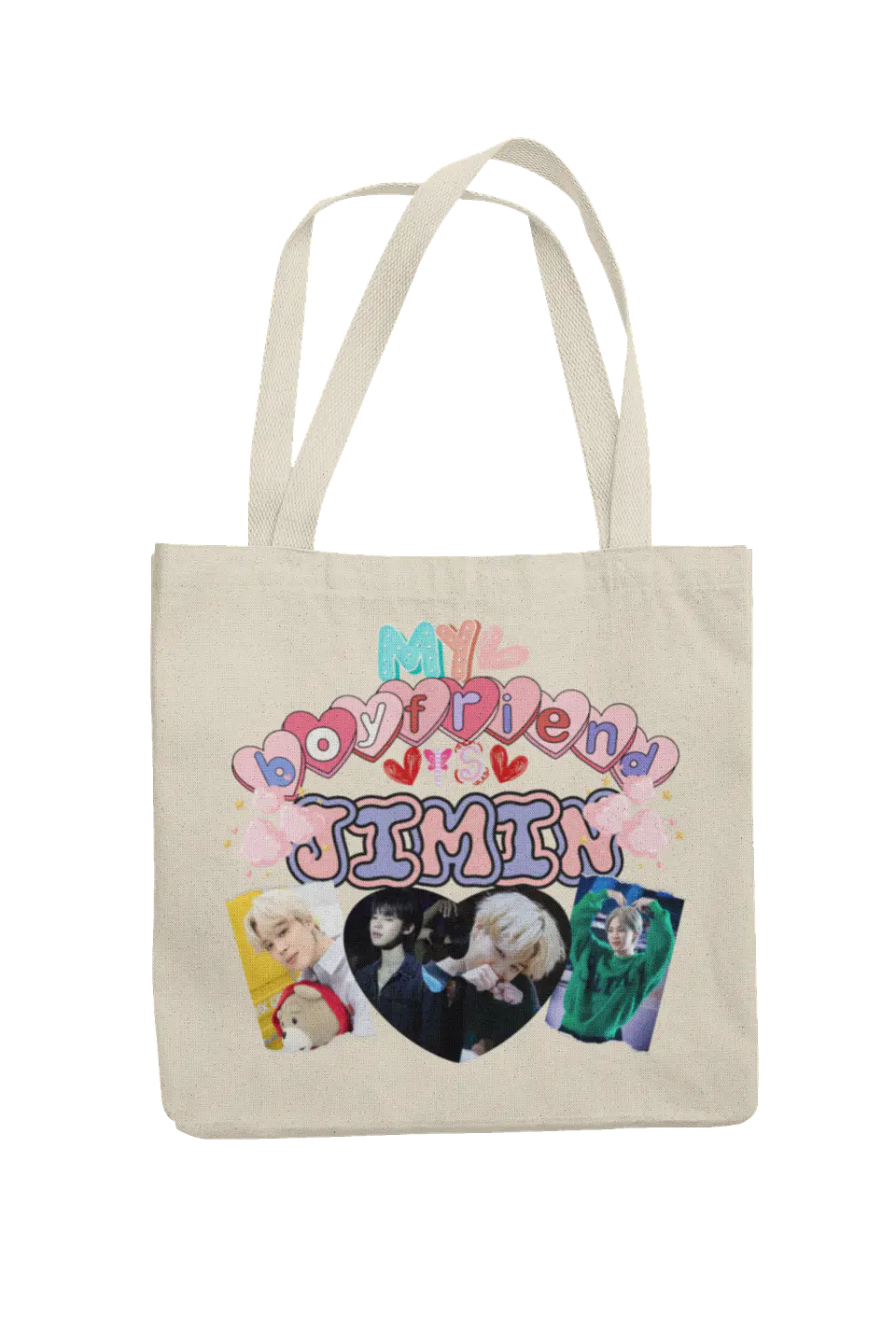 Totebag BTS Jimin | My Boyfriend Is Jimin Pastel Mood 1