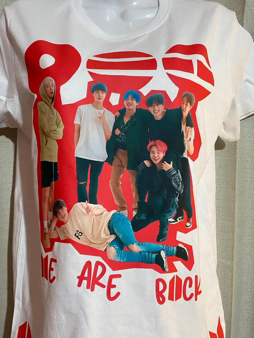 Polera BTS OT7 | We Are Back Ver. 2 5