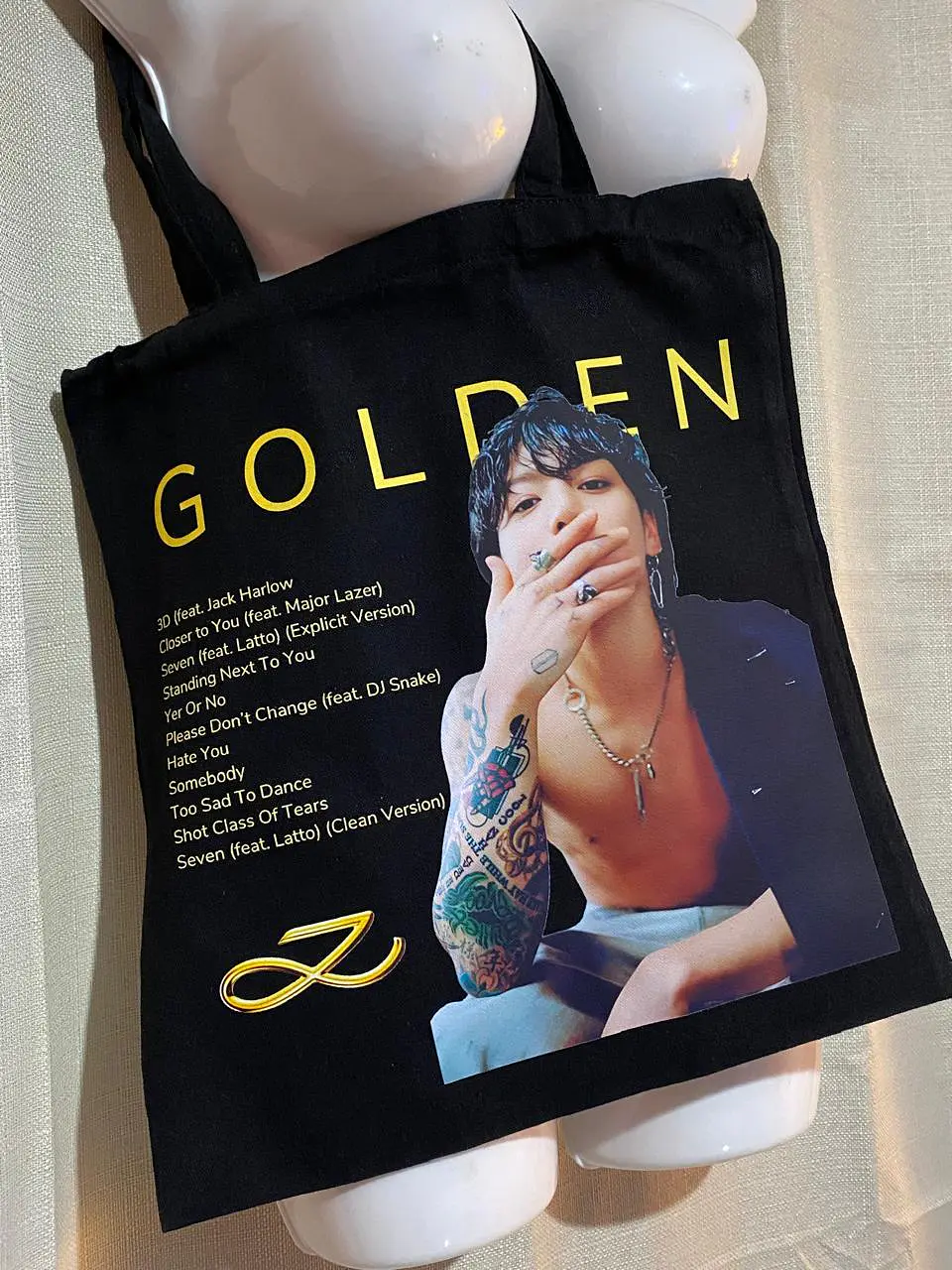 Totebag Jungkook BTS | Golden Tracklist 2