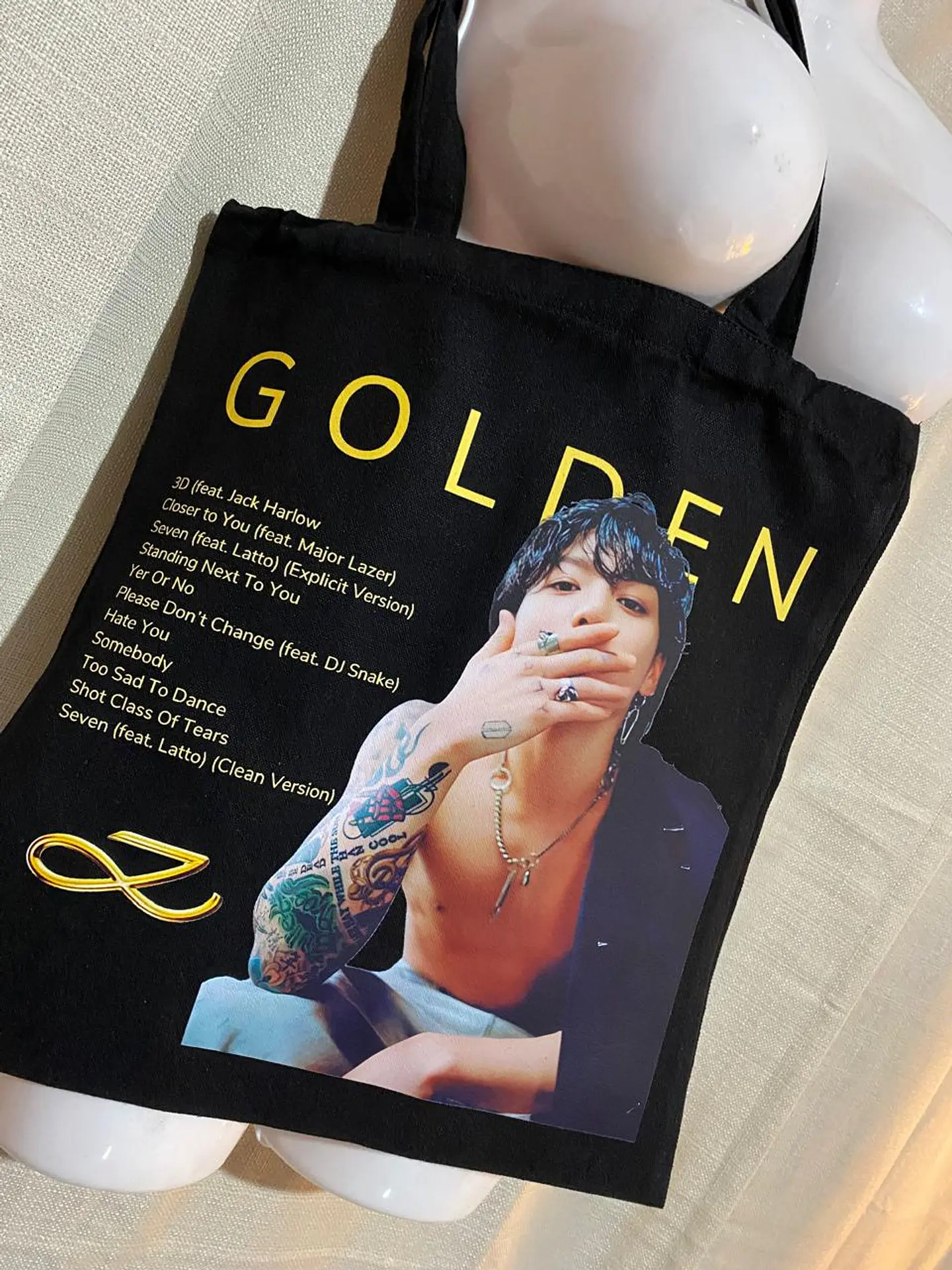 Totebag Jungkook BTS | Golden Tracklist 3
