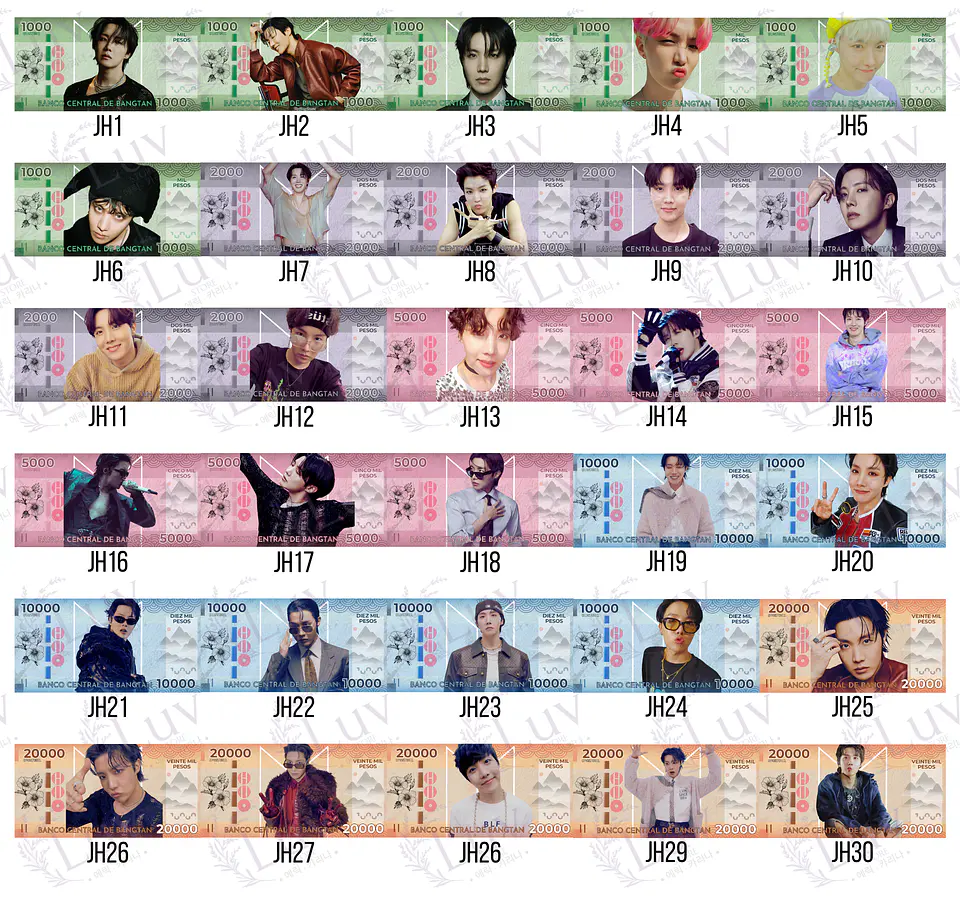 Bitibilletes BTS OT7 | Edición Coleccionable | Billetes 11