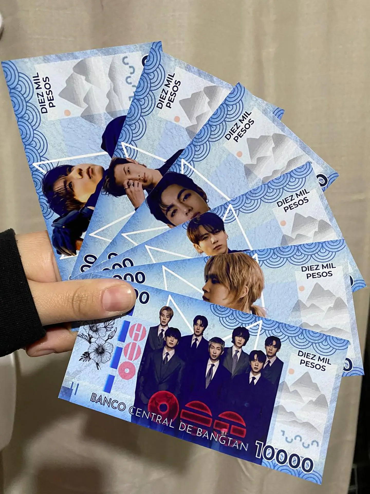 Bitibilletes BTS OT7 | Edición Coleccionable | Billetes 7