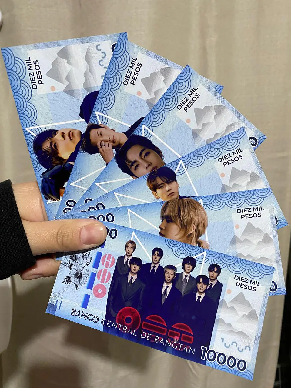Bitibilletes BTS OT7 | Edición Coleccionable | Billetes 7
