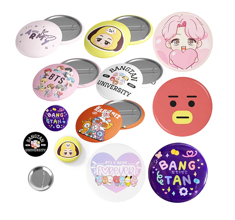 Chapitas BT21 | Colección Personajes