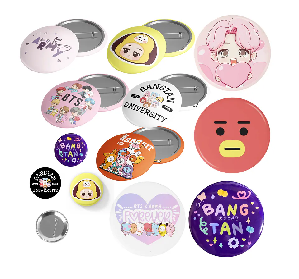Chapitas BT21 | Colección Personajes 1