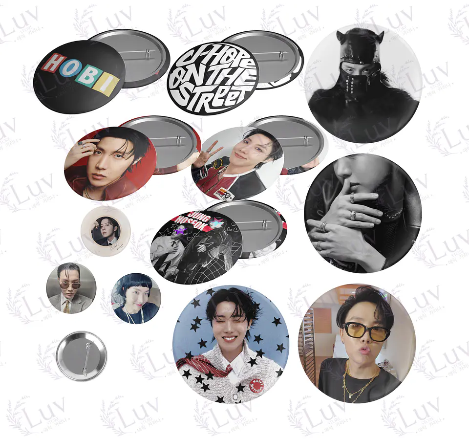 Chapitas J-Hope BTS | Colección Hoseok 1