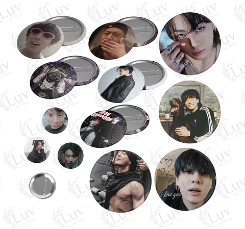 Chapitas Jungkook BTS | Colección Jungkook