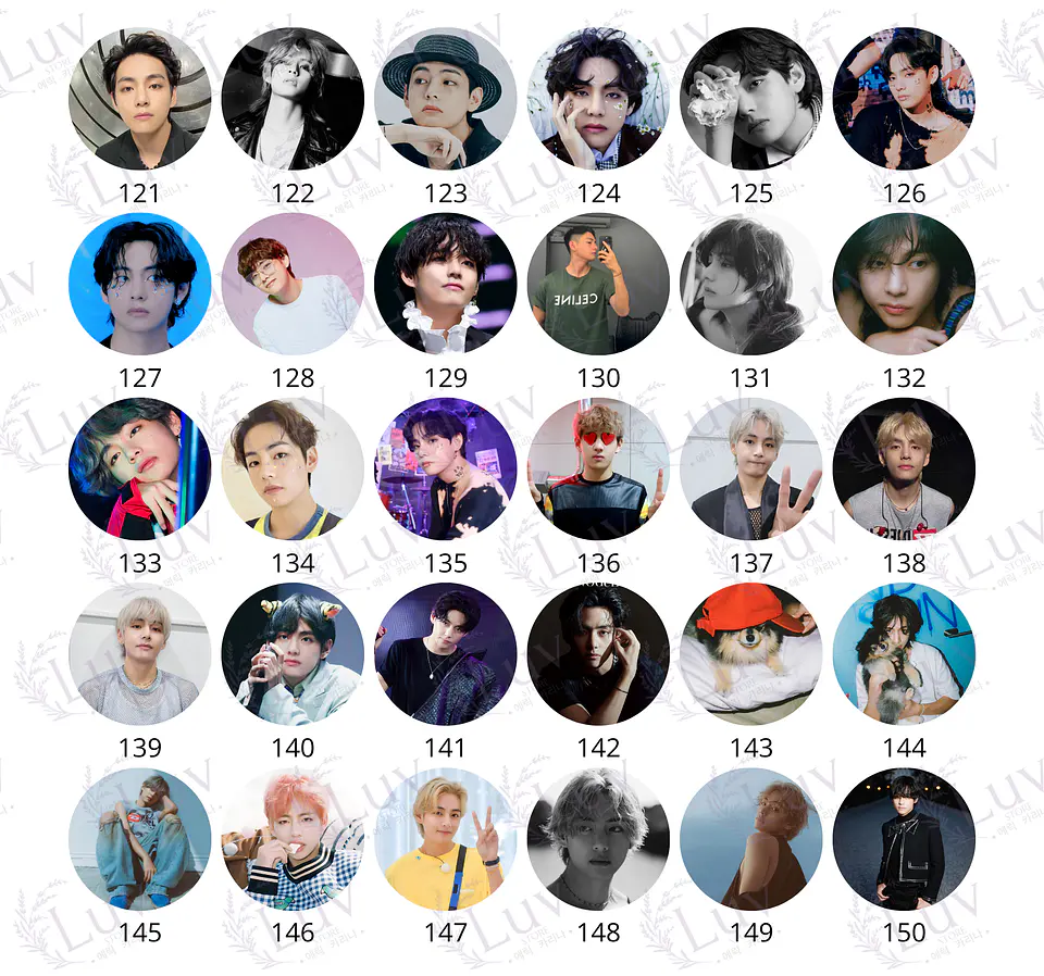 Chapitas V BTS | Colección Taehyung 2