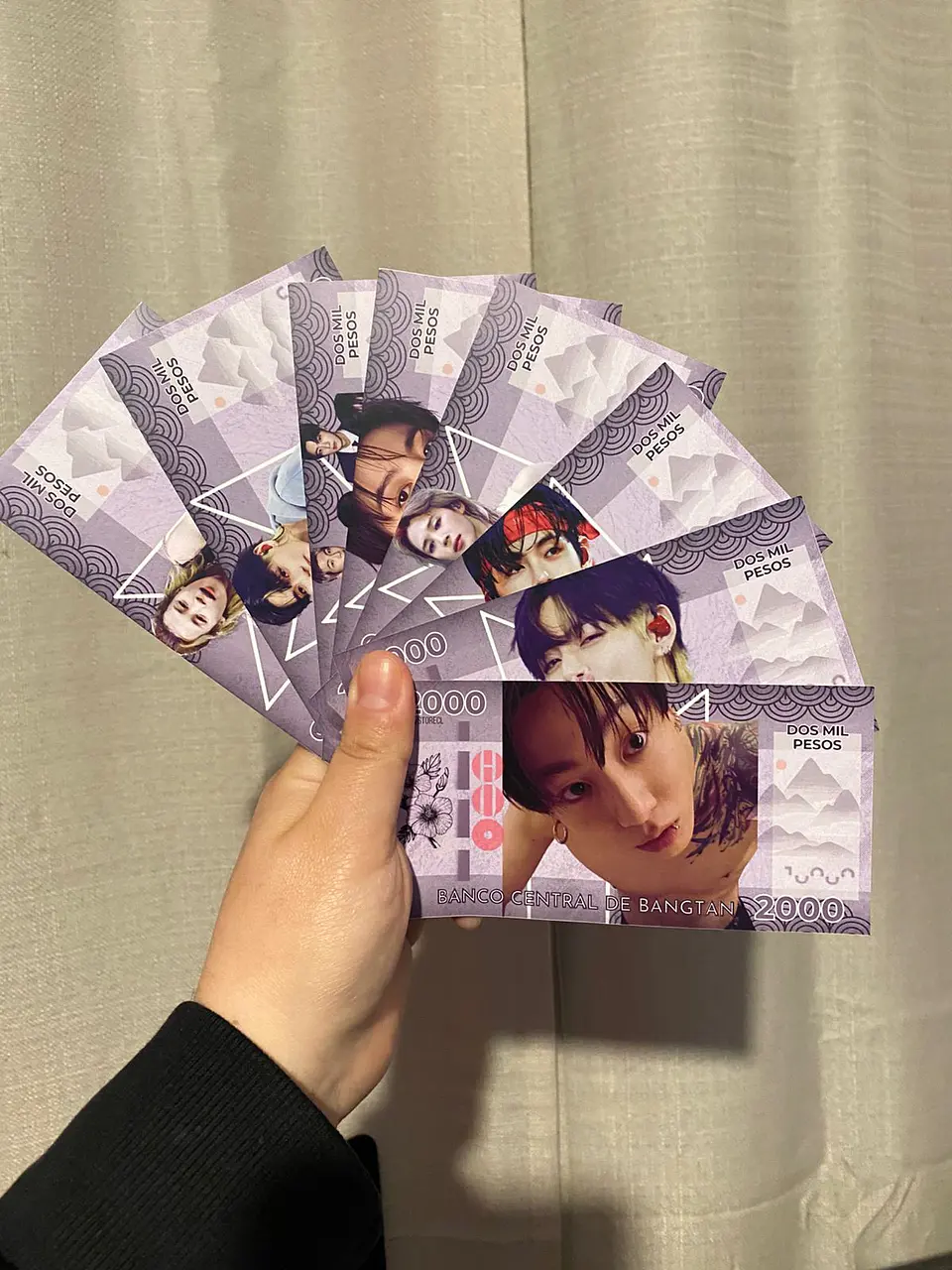 Bitibilletes BTS OT7 | Edición Coleccionable | Billetes 6
