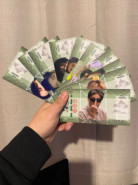 Bitibilletes BTS OT7 | Edición Coleccionable | Billetes