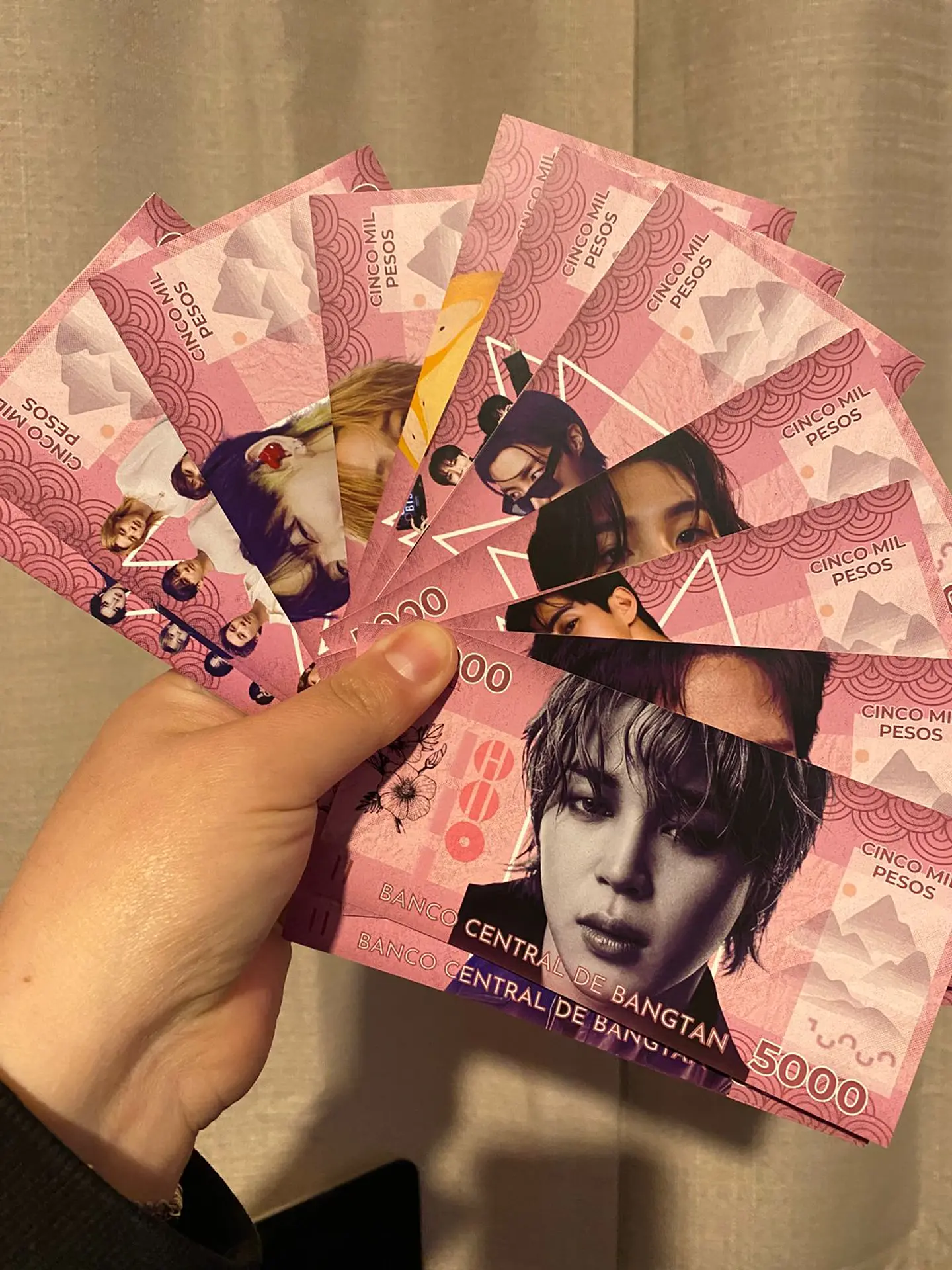 Bitibilletes BTS OT7 | Edición Coleccionable | Billetes 4