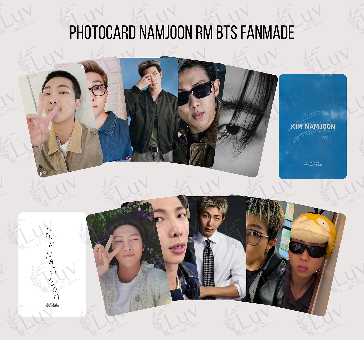 Photocard Namjoon RM BTS Fanmade – Elige tu diseño 1
