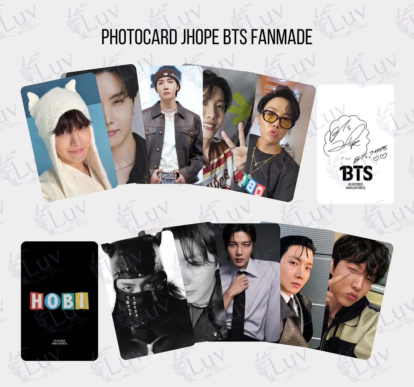 Photocard JHope BTS Fanmade – Elige tu diseño 1