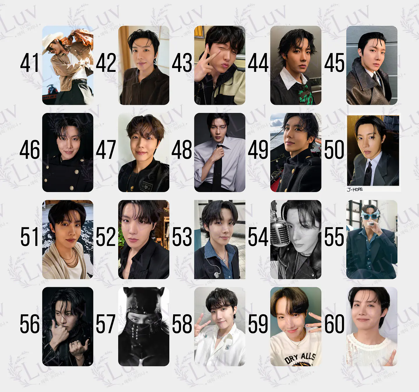 Photocard JHope BTS Fanmade – Elige tu diseño 4