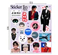 Lámina de Stickers BTS Laminados – Elige Integrante - Miniatura 1