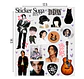 Lámina de Stickers BTS Laminados – Elige Integrante - Miniatura 3