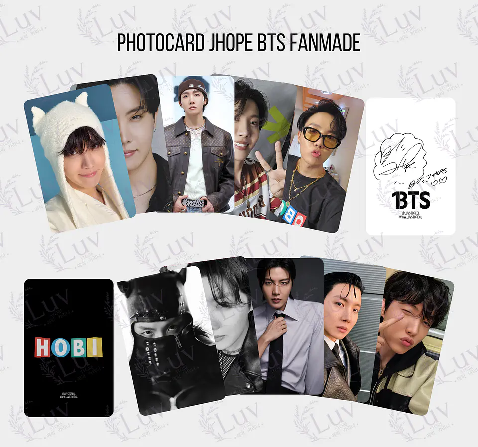 Photocard JHope BTS Fanmade 1