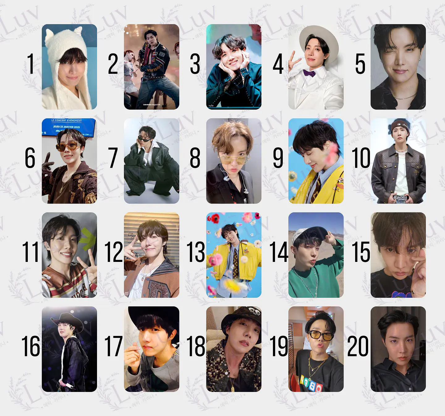 Photocard JHope BTS Fanmade 2
