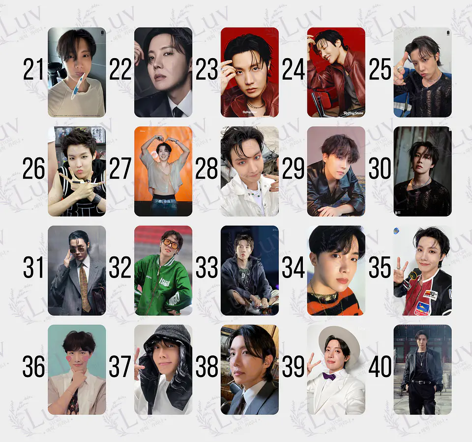 Photocard JHope BTS Fanmade 3