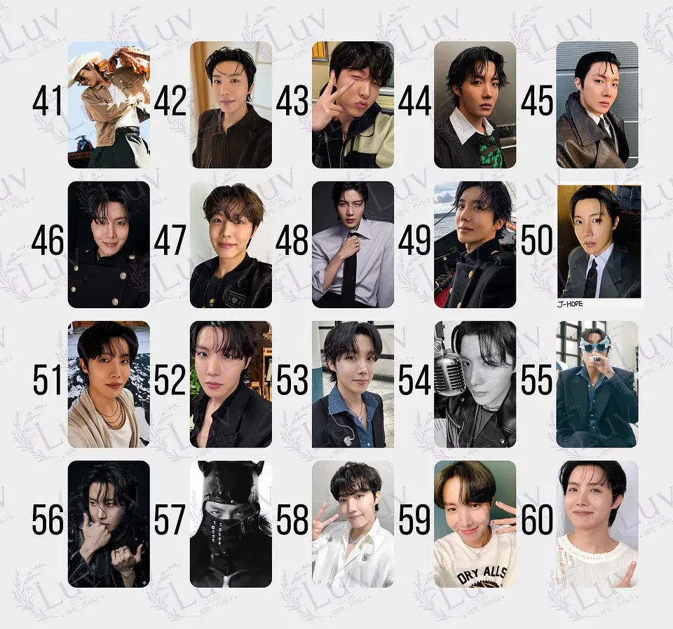 Photocard JHope BTS Fanmade 4