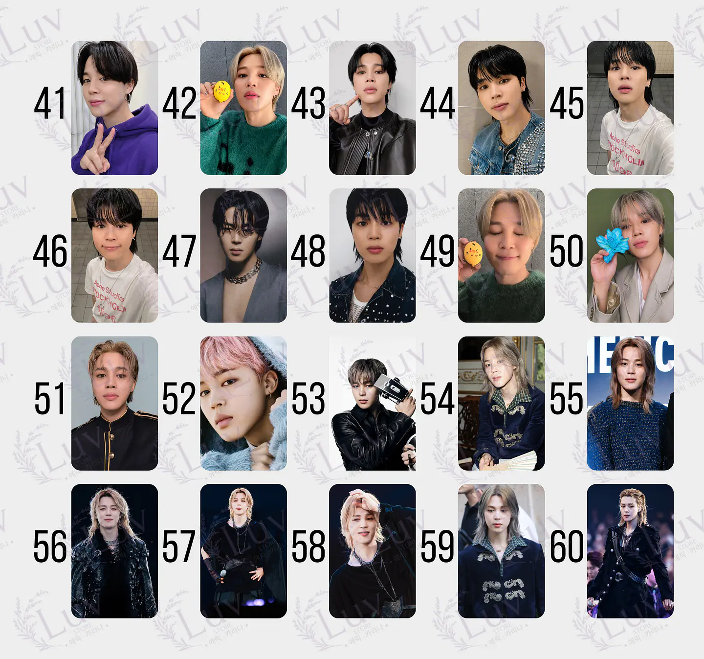Photocard Jimin BTS Fanmade 4